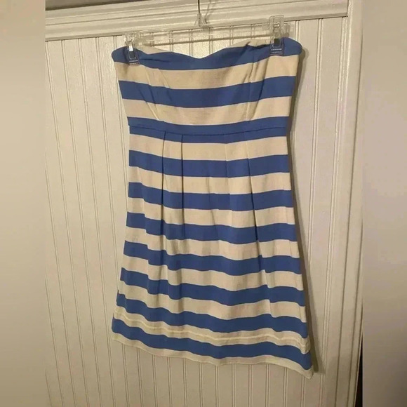 J. Crew striped strapless mini dress - Picture 1 of 6